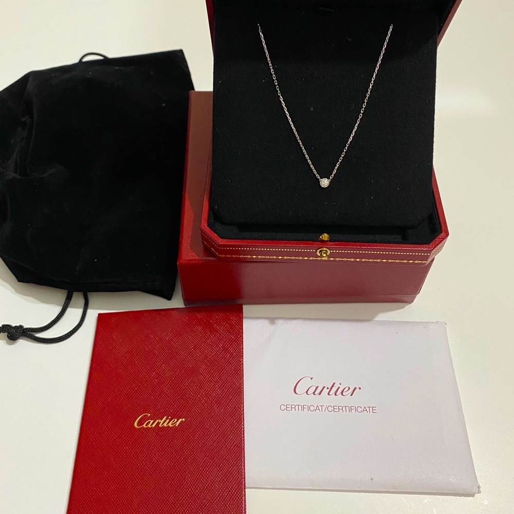 SOLD Cartier legers diamond 18k white gold SM